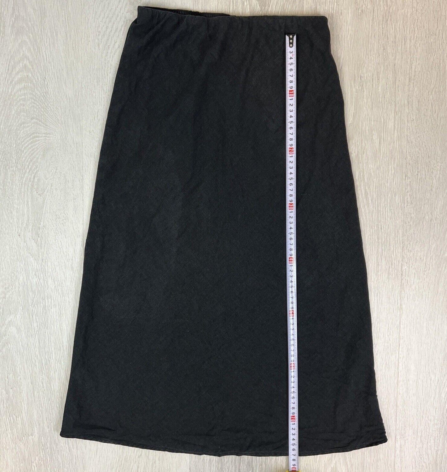 Sportsgirl Womens Black Linen Blend Skirt Size 8