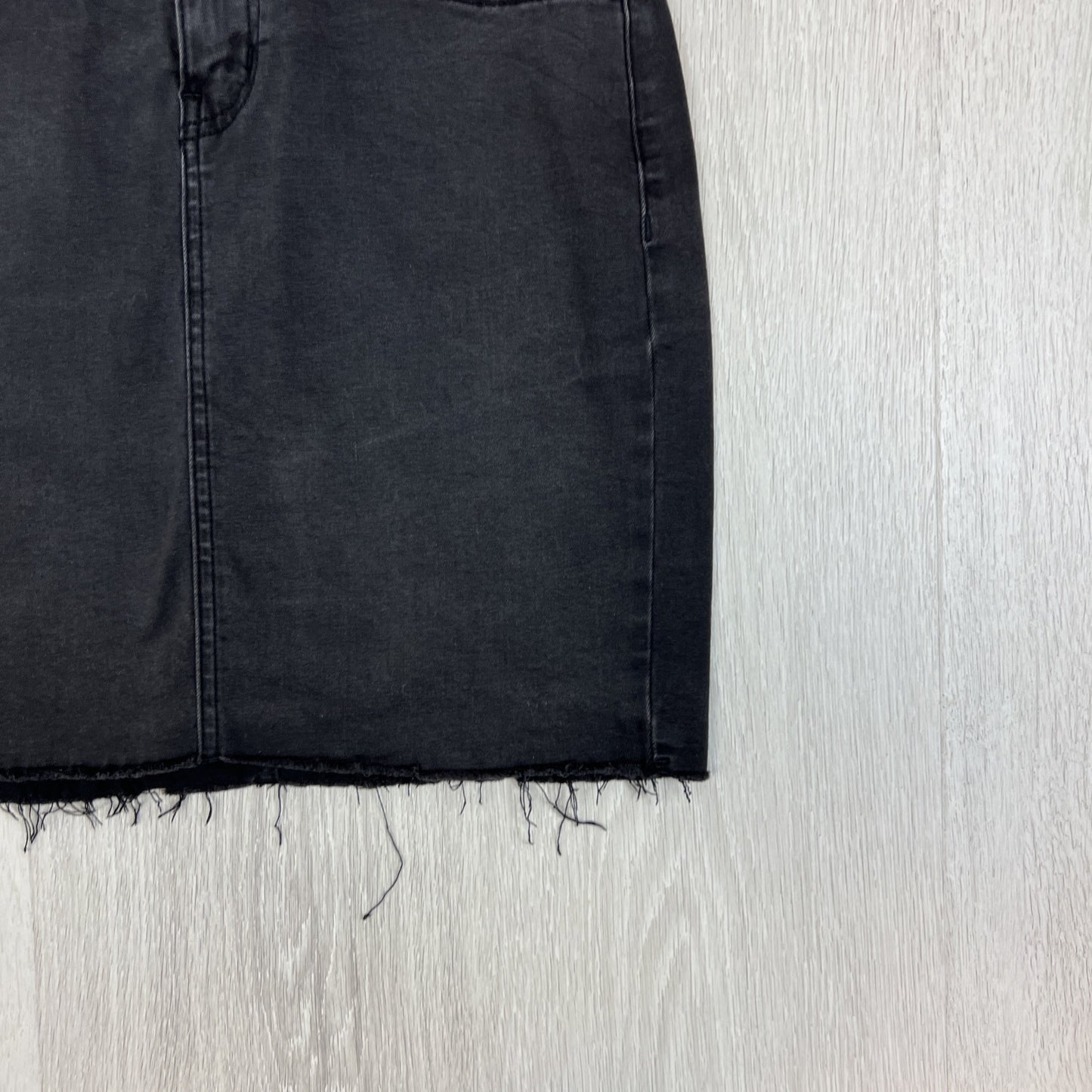 Sportsgirl Womens Black Denim Mini Skirt Size 8