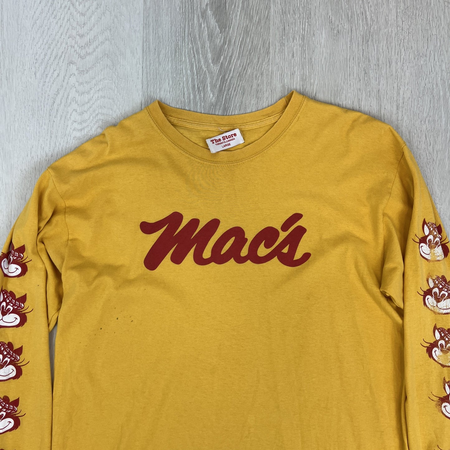 The Store Toronto Mac's Convenience Stores Mens Long Sleeve T-Shirt Size Large