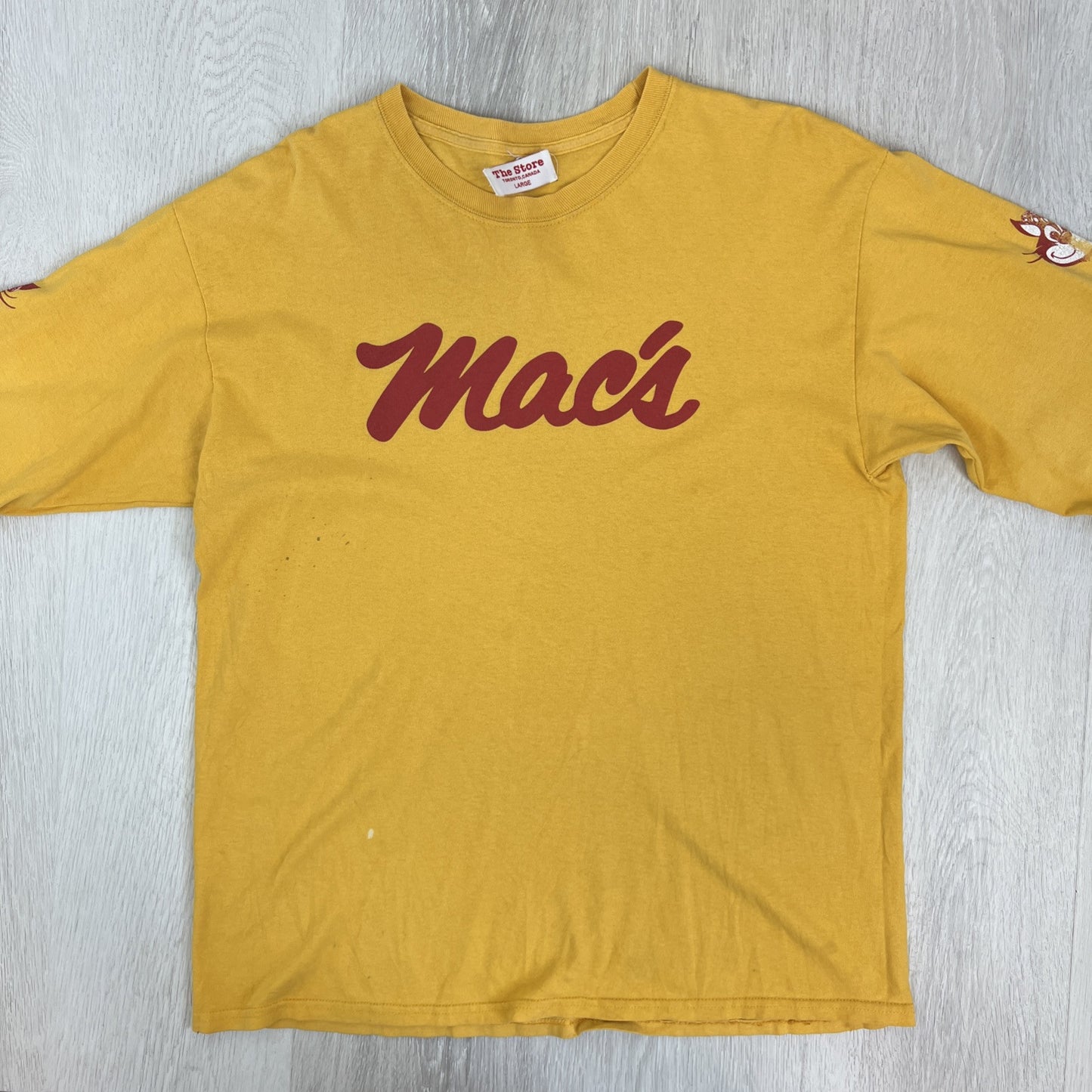 The Store Toronto Mac's Convenience Stores Mens Long Sleeve T-Shirt Size Large