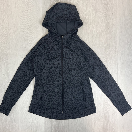 RBX WWomens Full Zip Animal Pattern Hoodie Size M