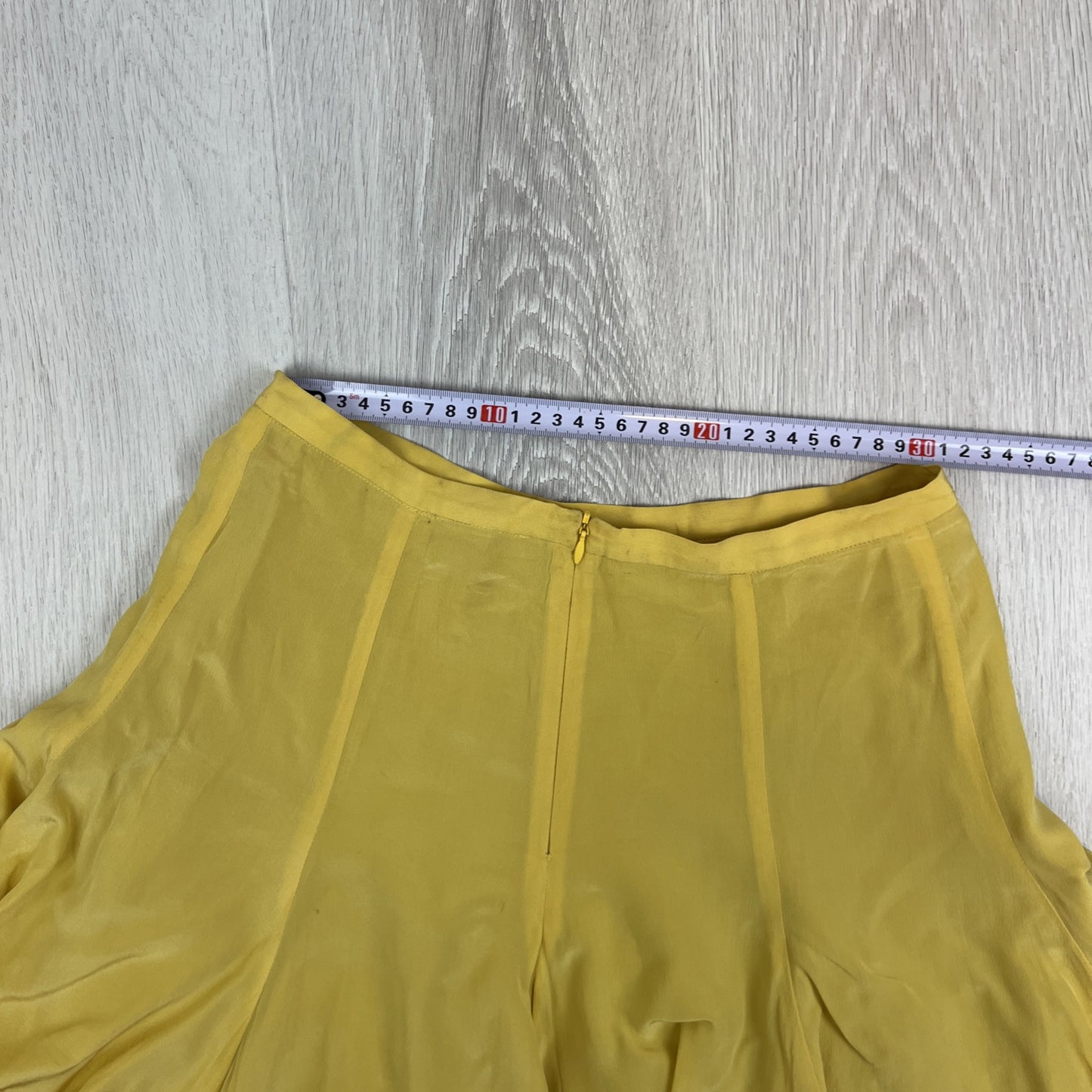 Zimmerman Womens Yellow Silk Skirt Size 1 (Minor damage/marks)
