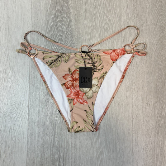 City Chic Womens Amara Bikini Pant Coral Floral Pattern Size 20 (New)