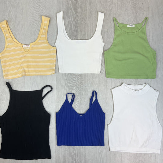 Supre Cotton On Glassons Womens Tank Top Bundle Size XS-S (6 Pieces)