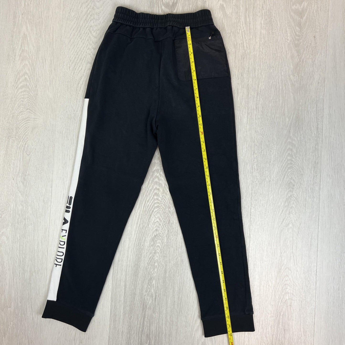 Fila Kids Performance Girls Black Trackies Size 160 / 14 Years approx