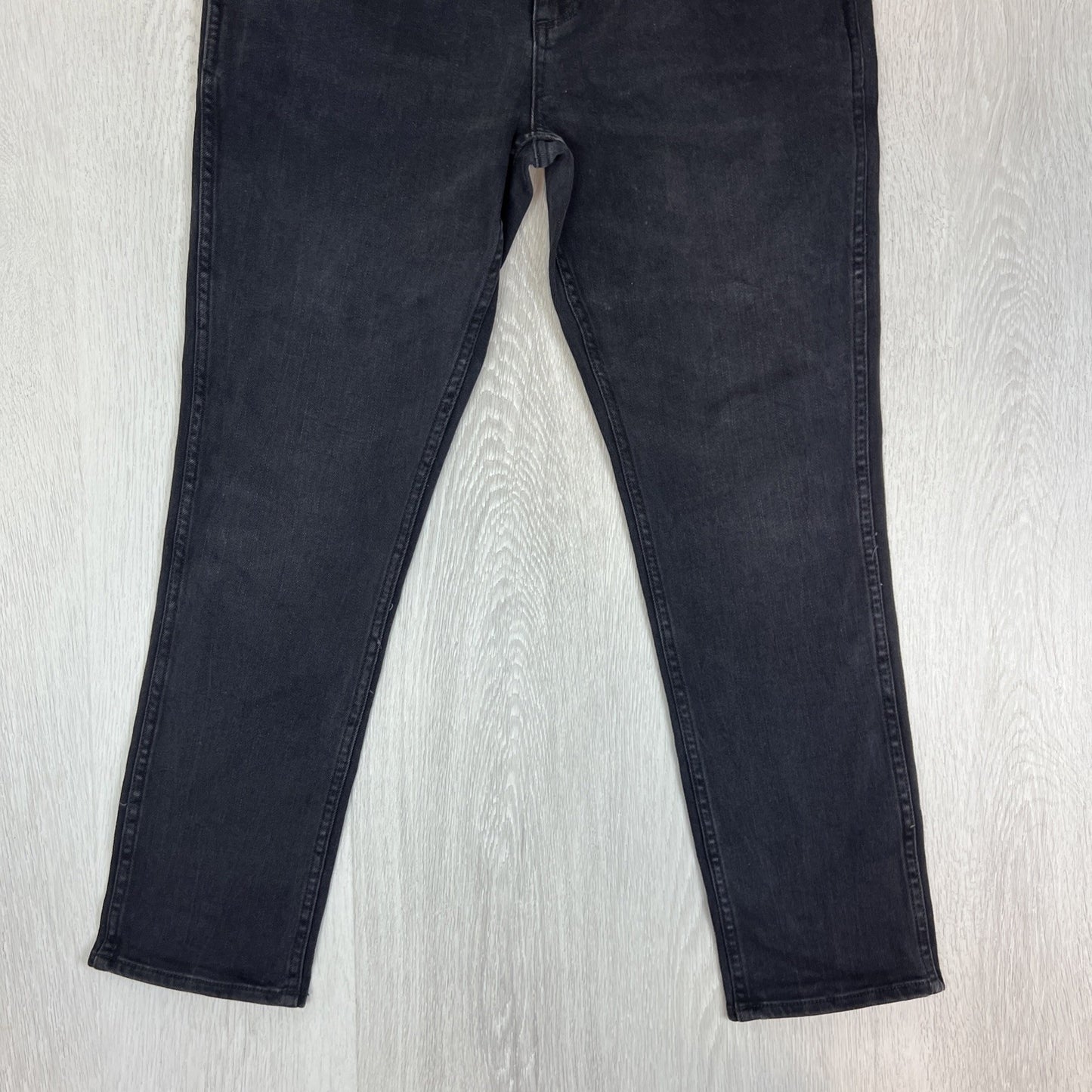 Wrangler Mens Black Slim Stretch Jeans Smith Size 33 Short