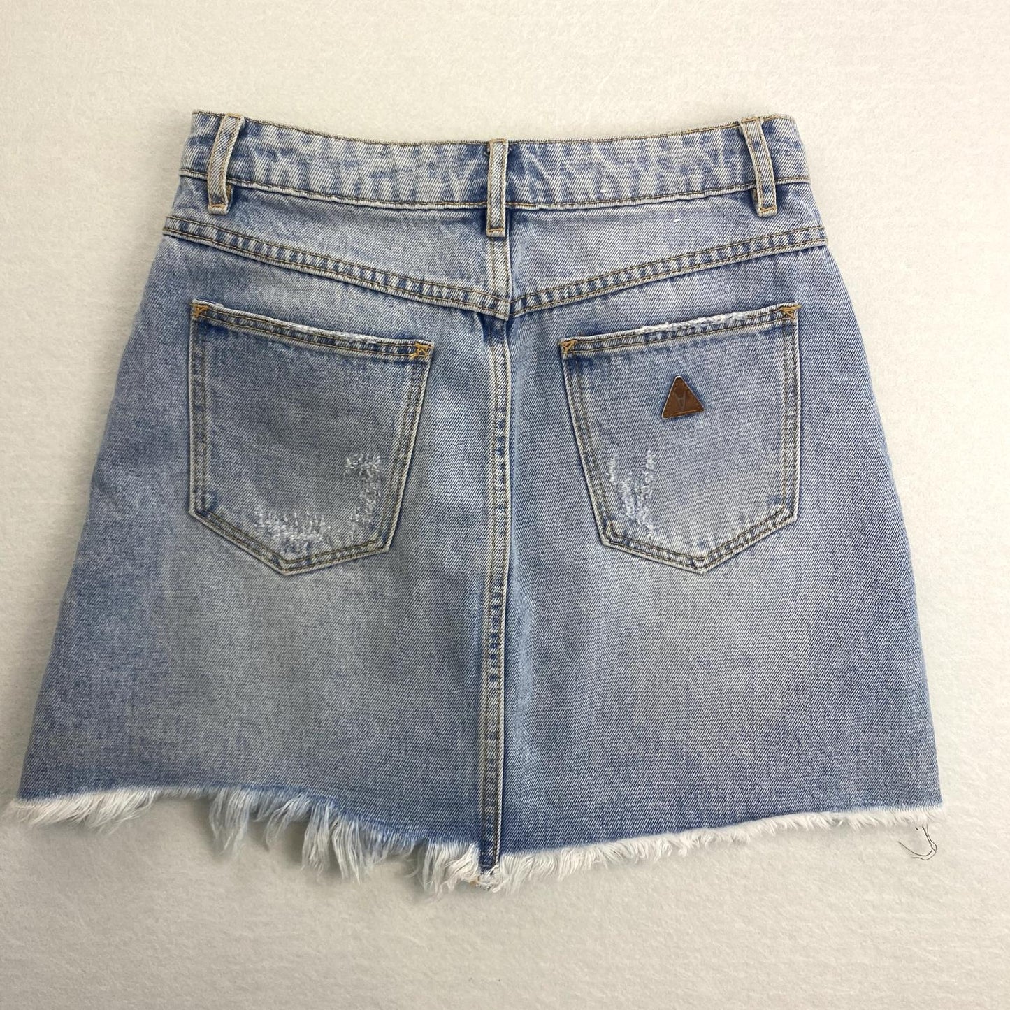 ABrand Womens A-Line Denim Mini Skirt Size 26 / AU 8