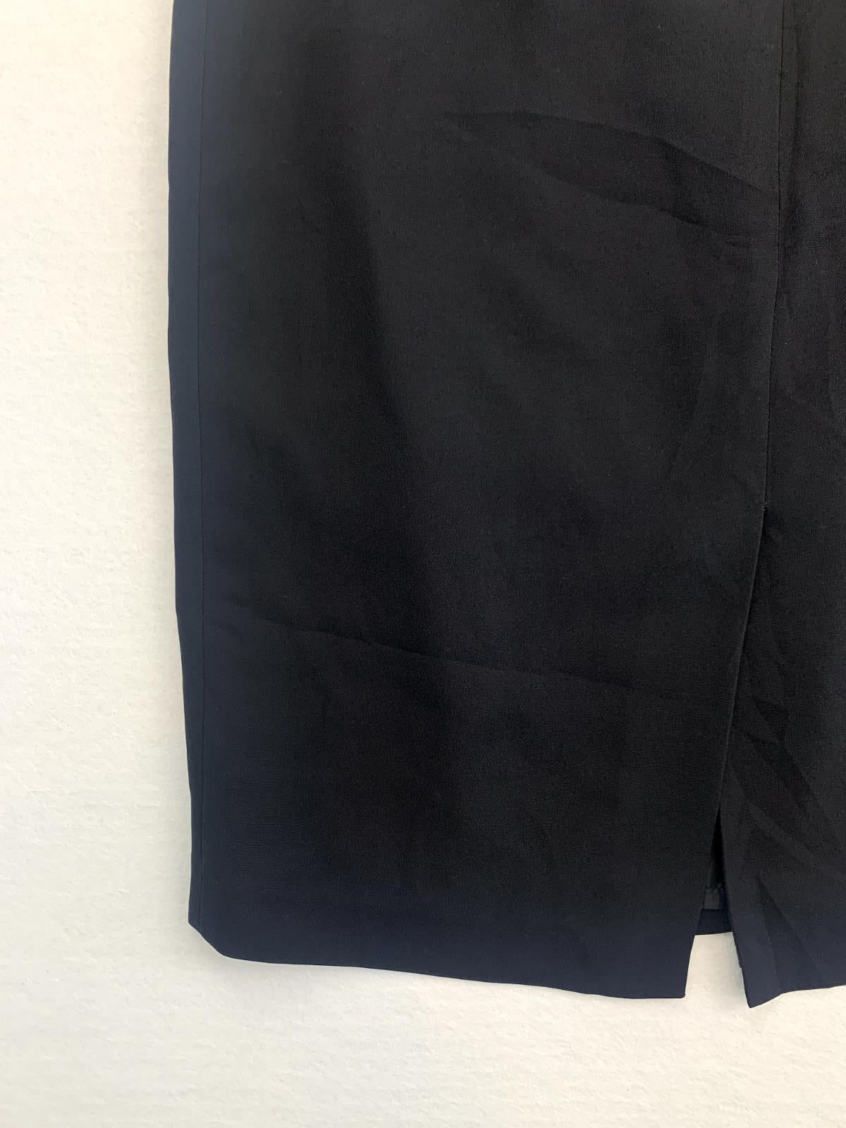 Carla Zampatti Womens Black Pencil Skirt Size 12