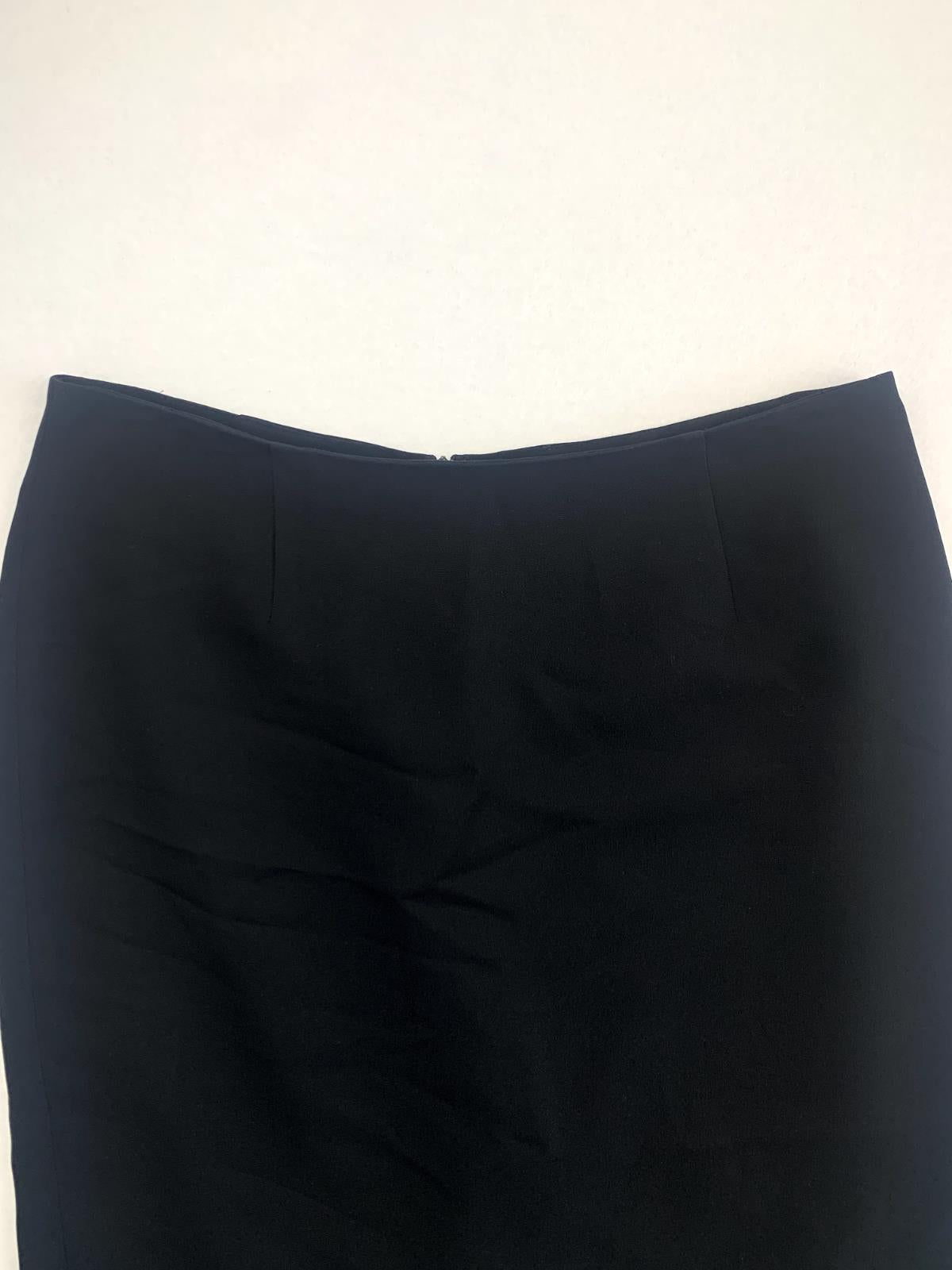 Carla Zampatti Womens Black Pencil Skirt Size 12