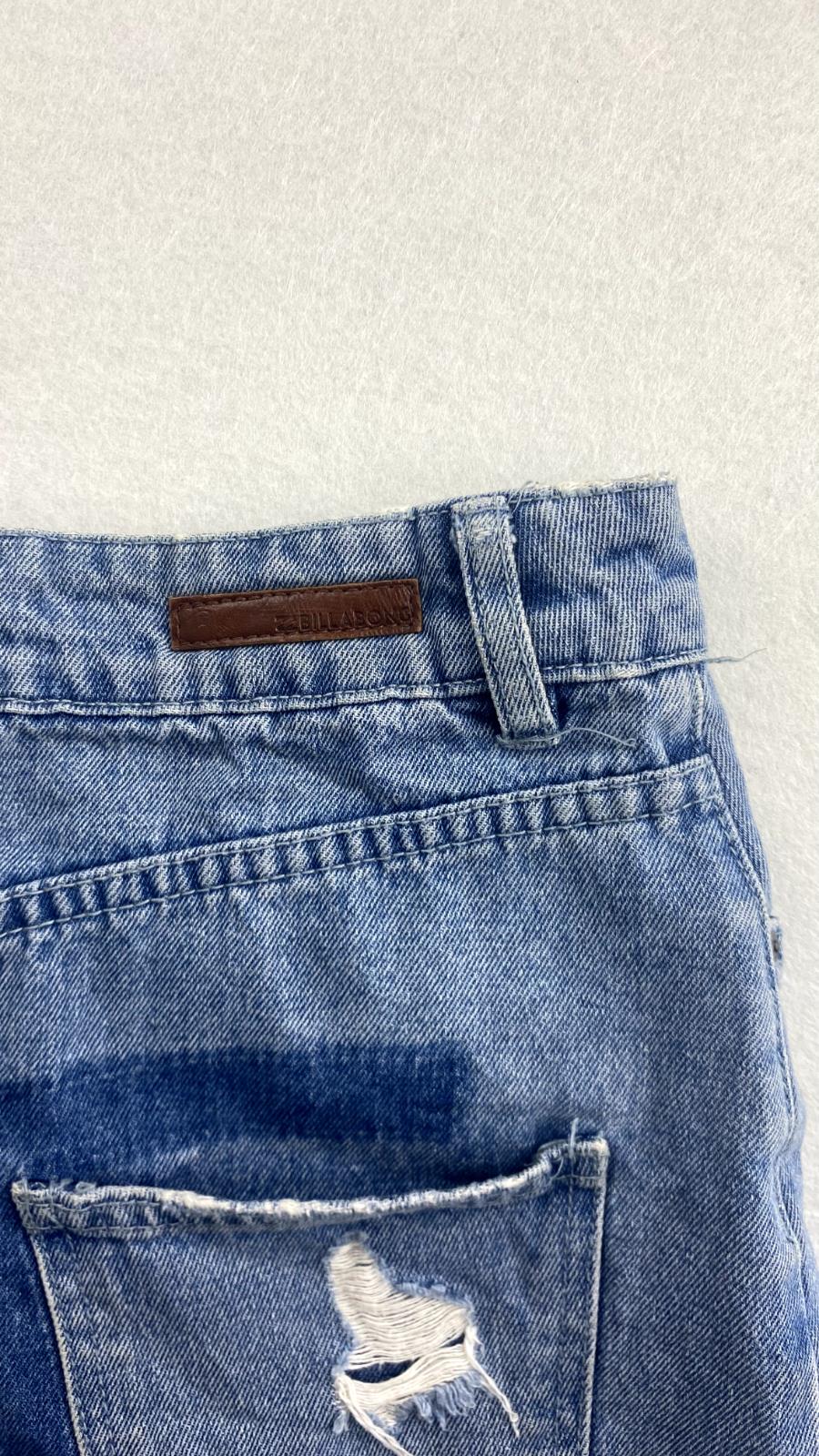 Billabong Womens Blue Denim Skirt Size 8