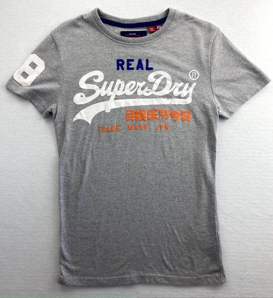 Superdry Mens Grey T-Shirt Size XS