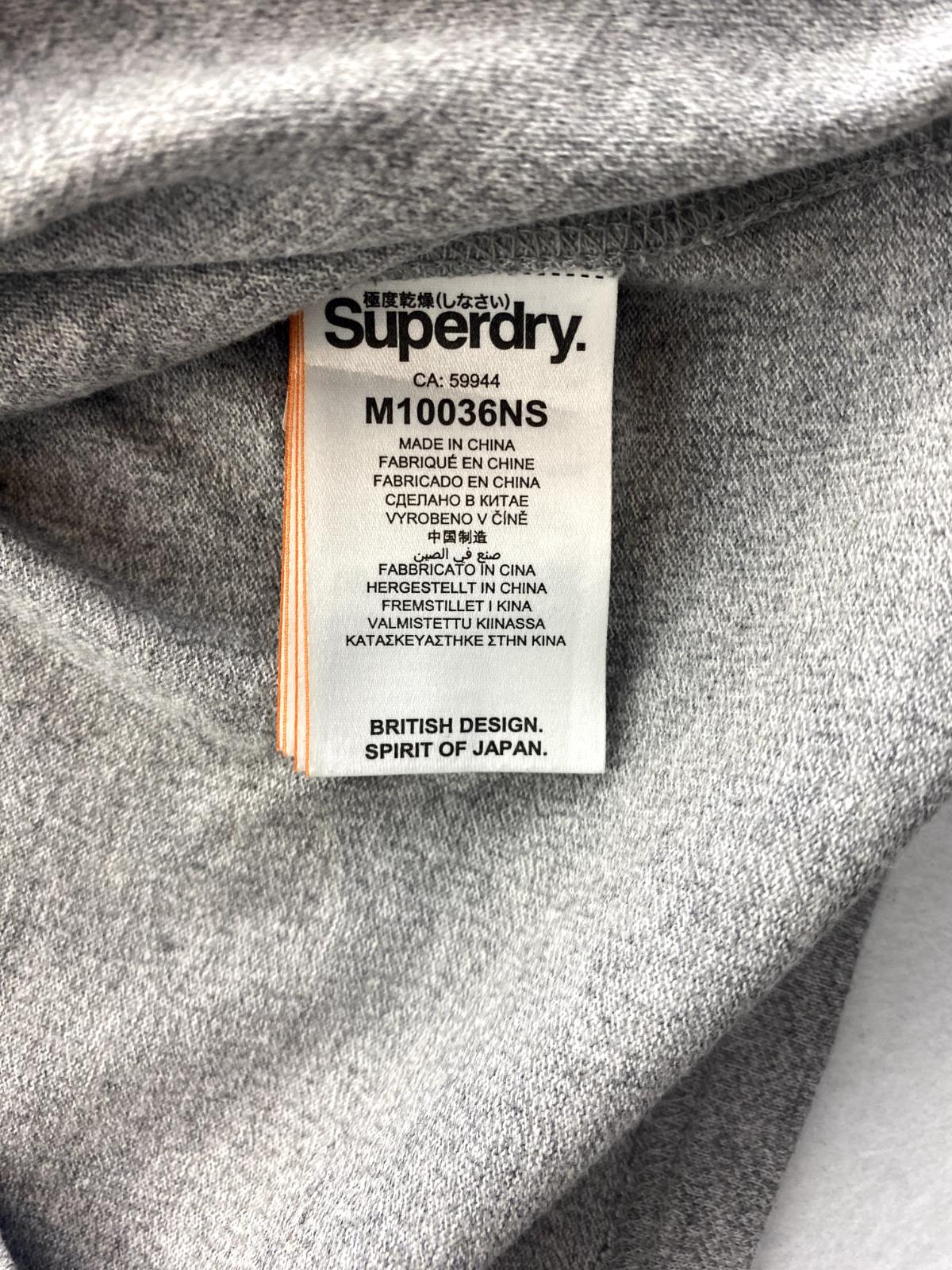 Superdry Mens Grey T-Shirt Size XS