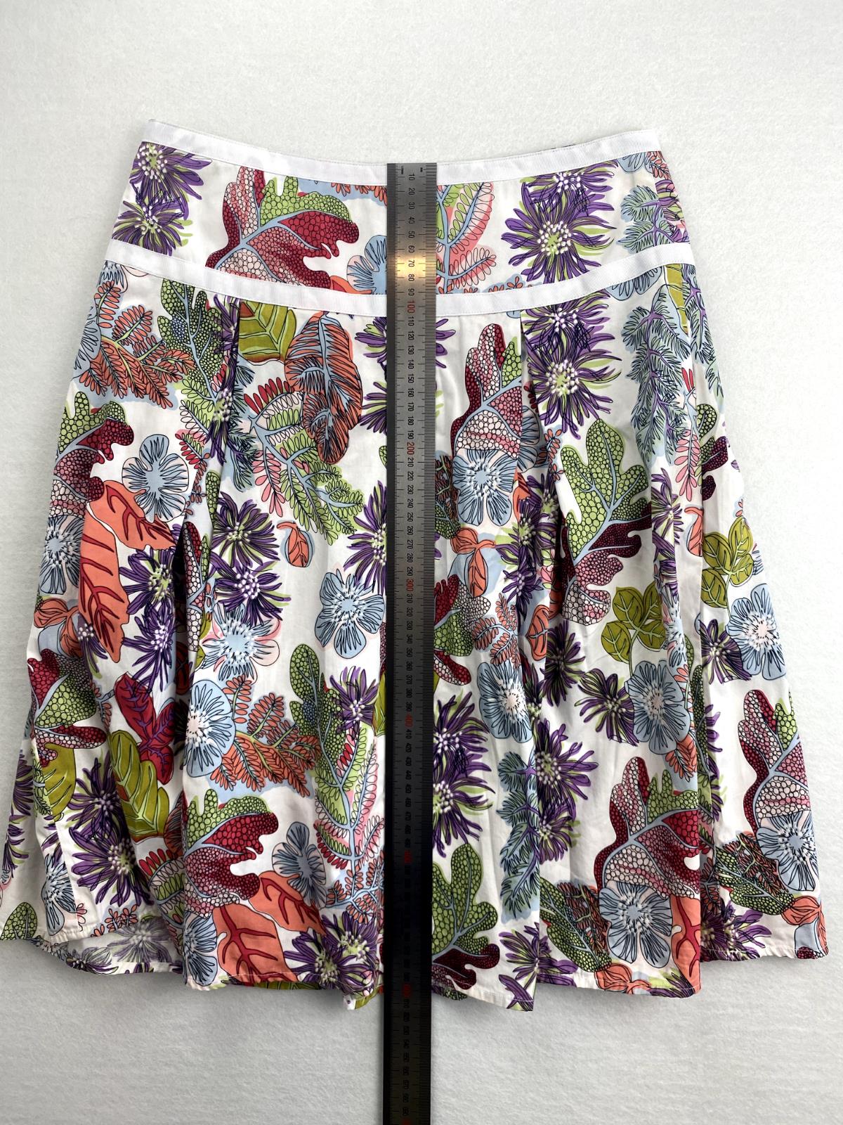 Esprit Womens Floral Pattern Pleated Skirt Size 6