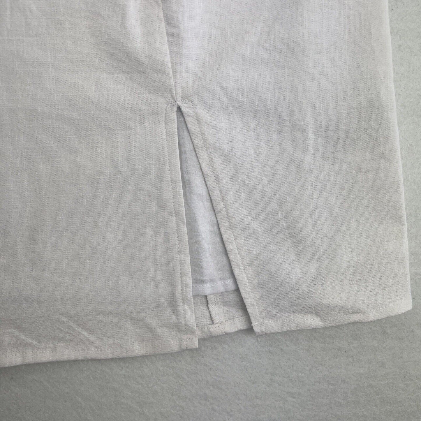 Supre Harlow Woven Mini Skirt White Size 10 (New)