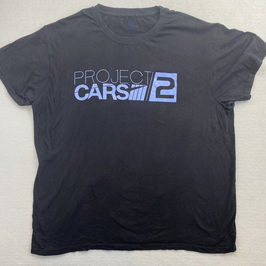 Project Cars 2 Xbox Playstation Mens Black Short Sleeve T-shirt Size Large