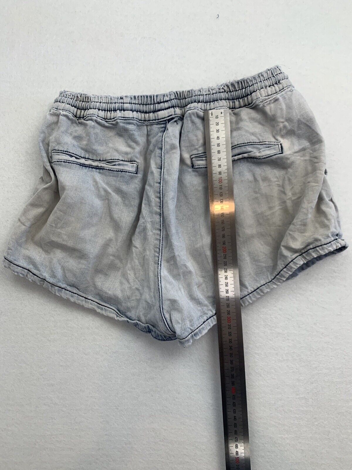 Legoe Womens Light Wash Shorts Size 1