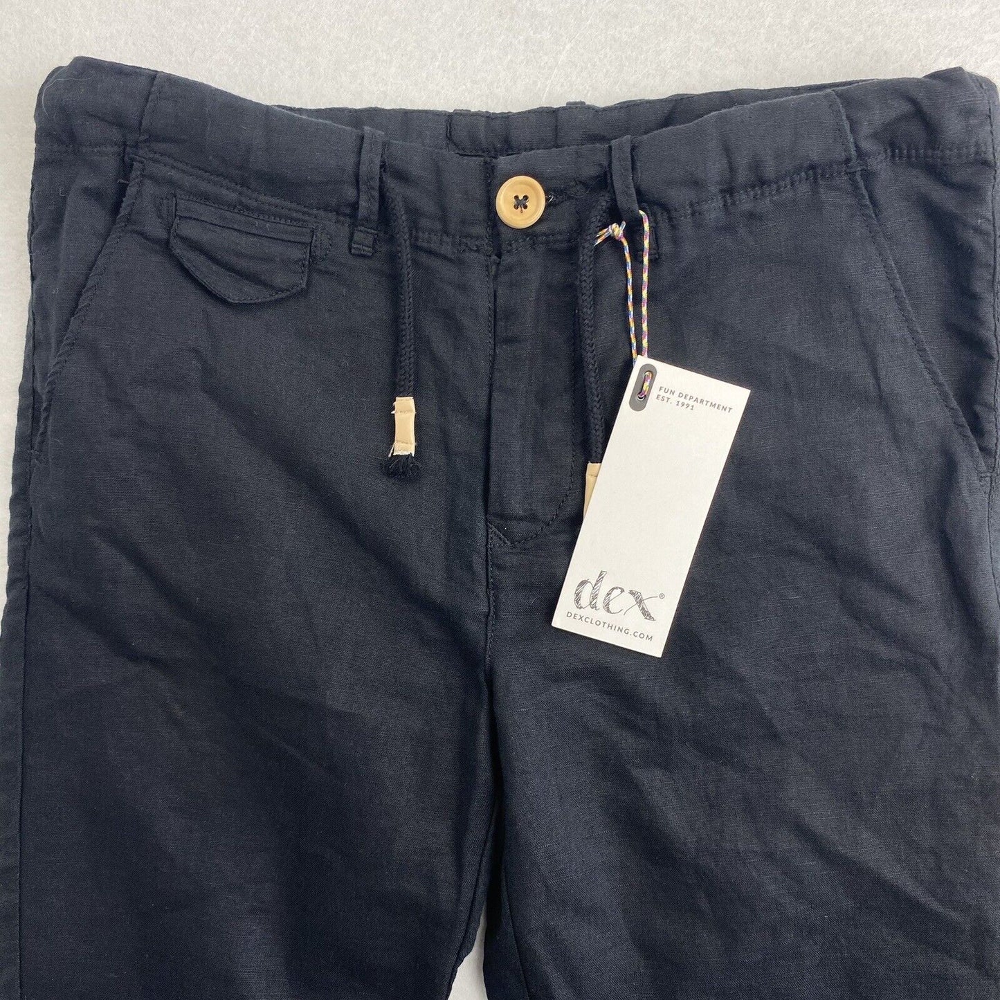 Dex Clothing Womens Black Chino Shorts Size 8 / Small (New)