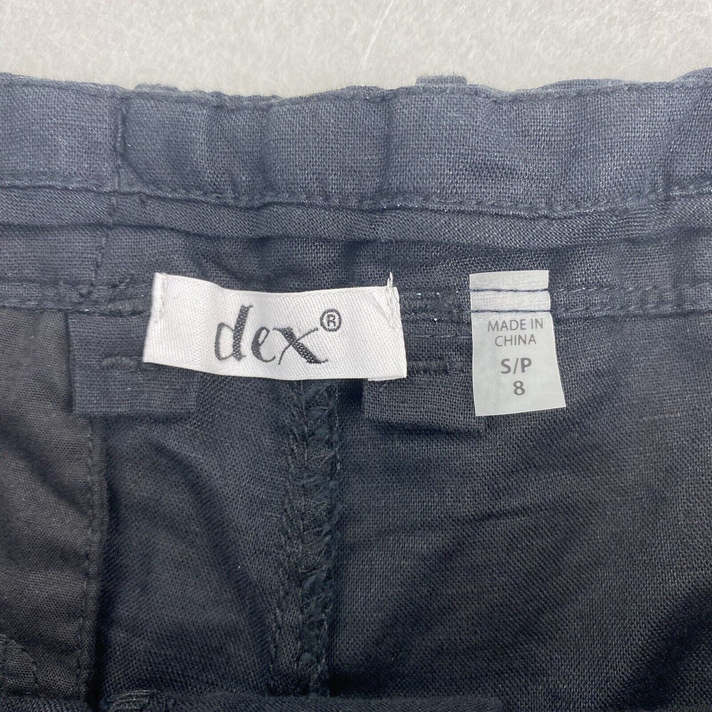 Dex Clothing Womens Black Chino Shorts Size 8 / Small (New)