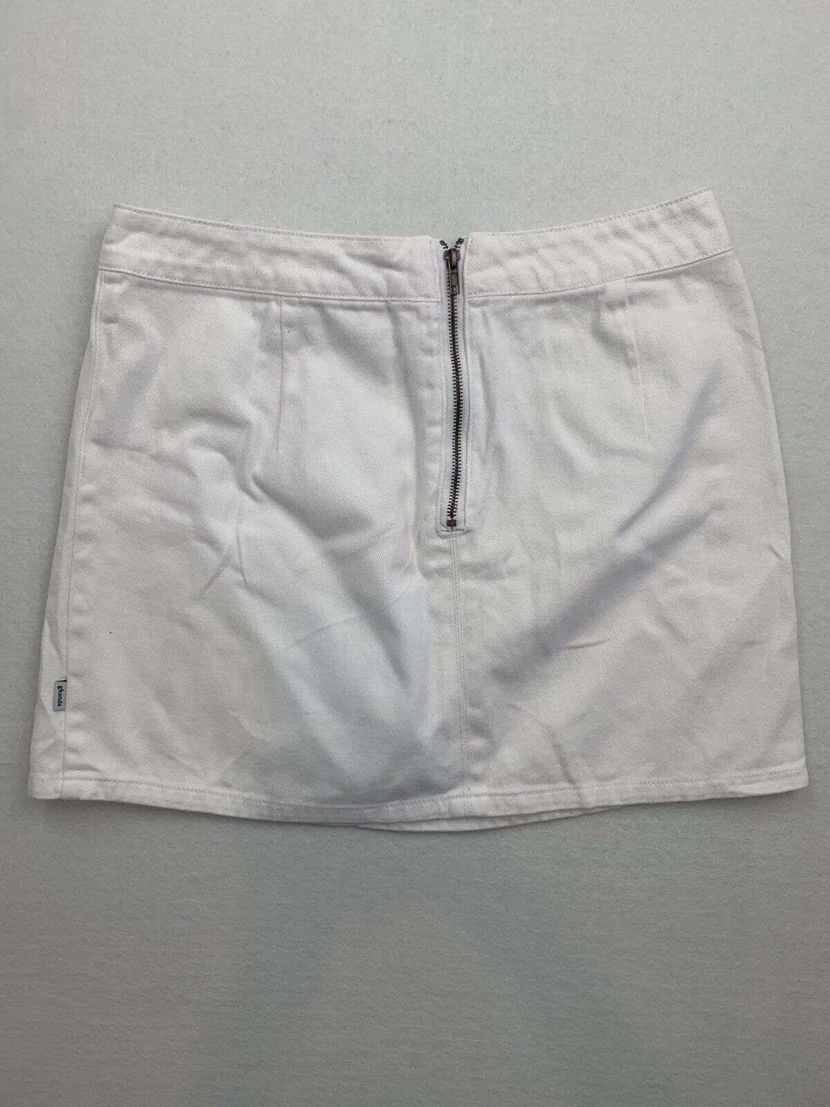 Ghanda Women White Denim Skirt Size 12