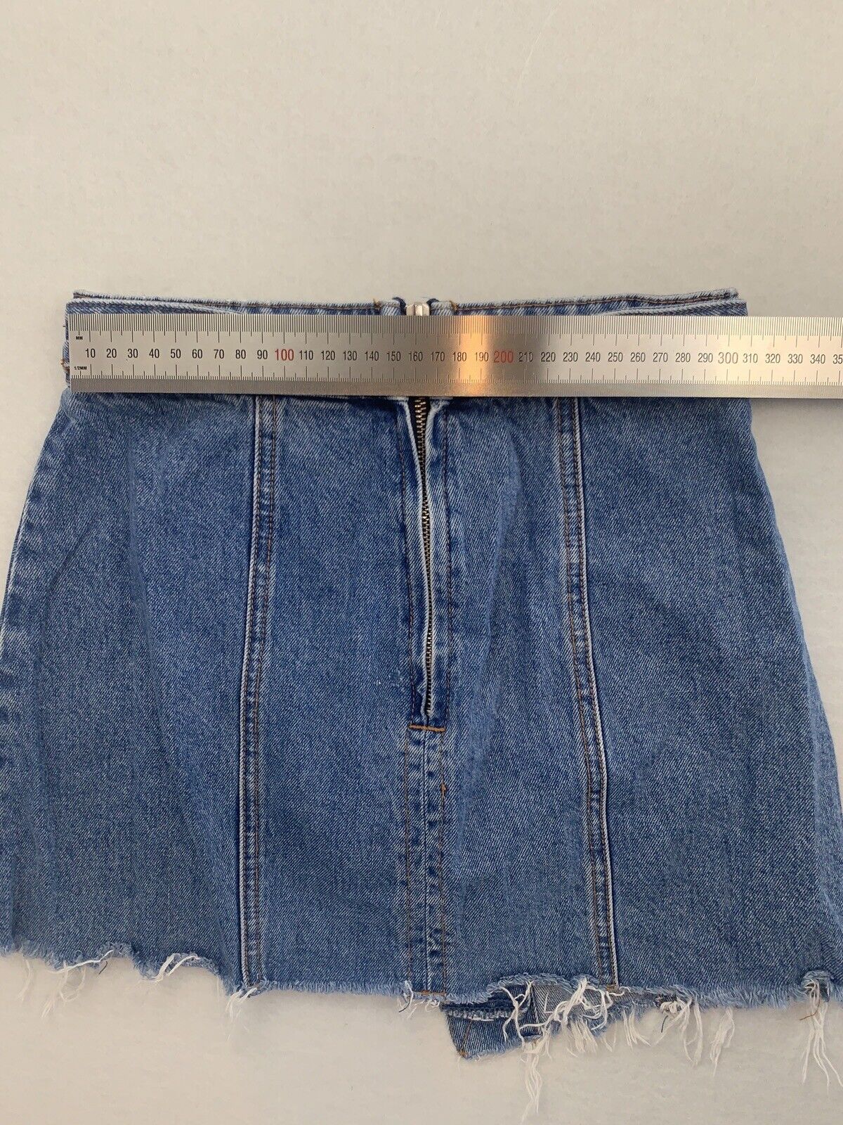 Neuw Womens Denim Skirt Farrow Skirt Expose Size 24