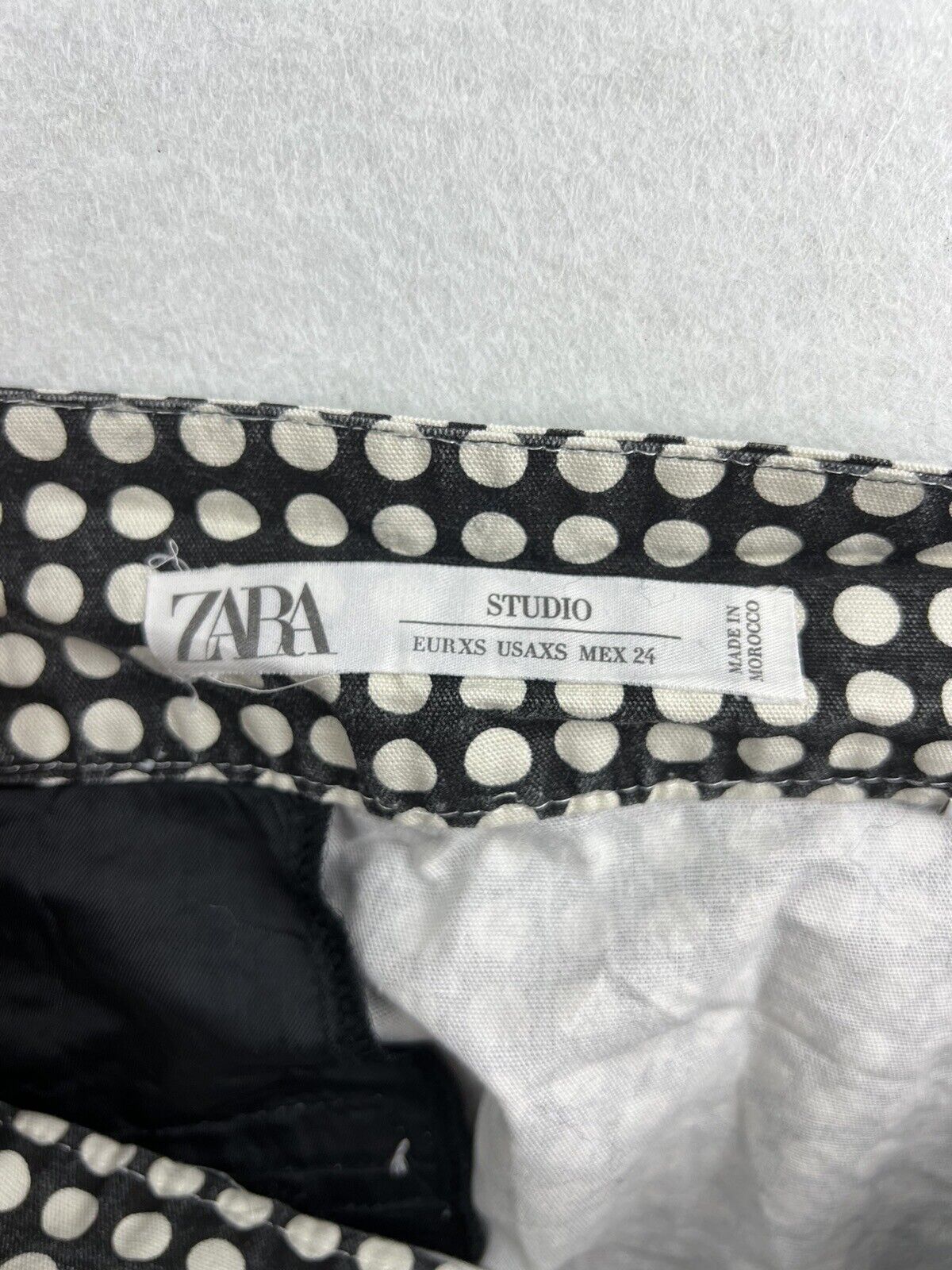 Zara Womens Polka Dot Mini Skirt XS