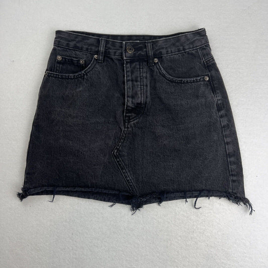 Glassons Womens Black Mini Skirt Size 8