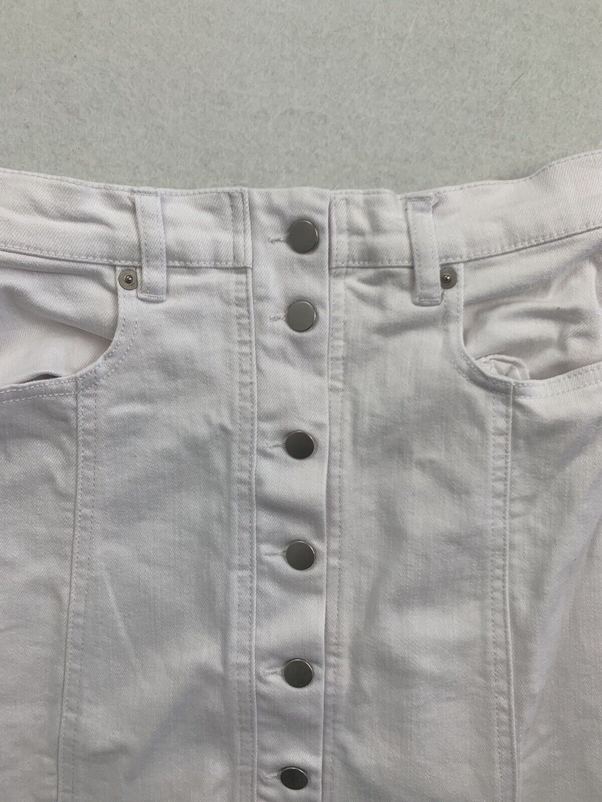 Women’s Kookai White Denim Skirt Size 36