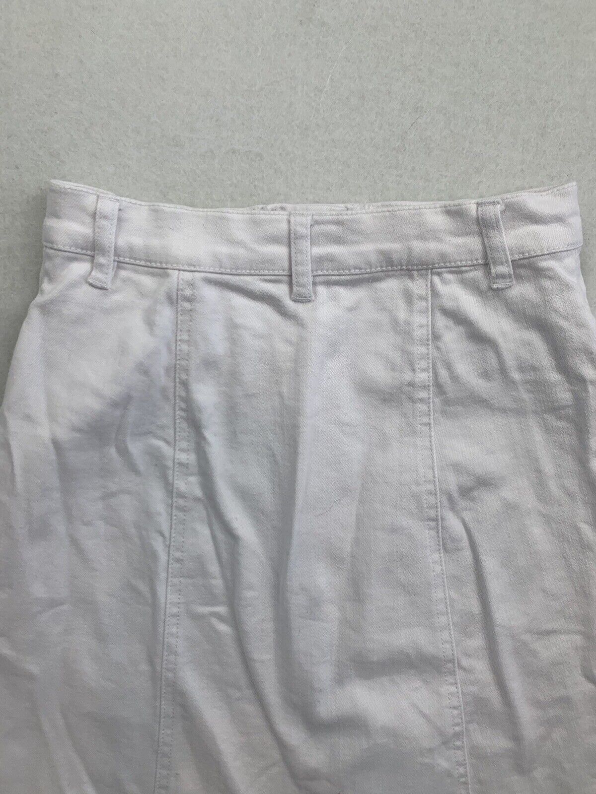 Women’s Kookai White Denim Skirt Size 36