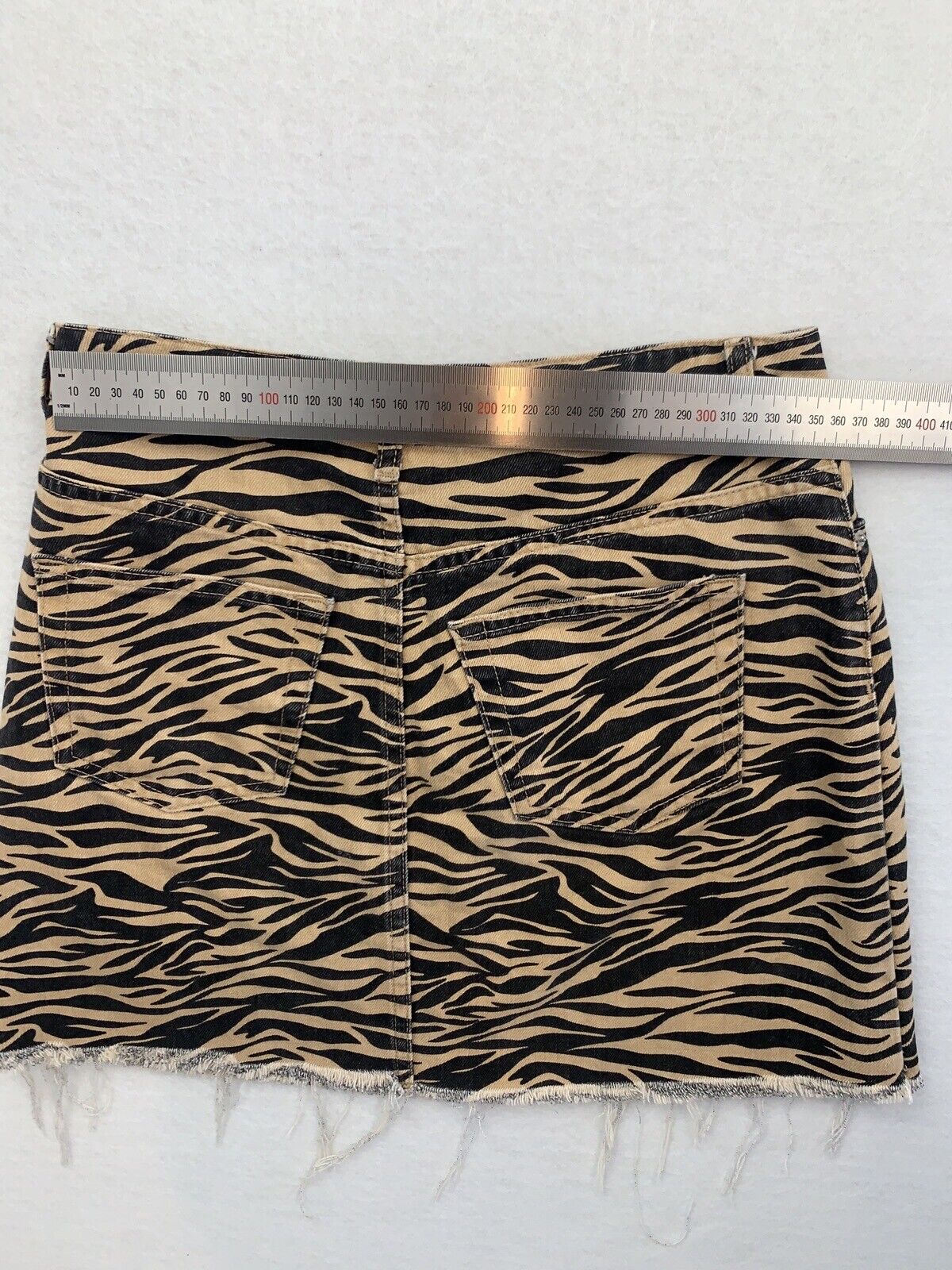 Denim Co Womens Animal Print Denim Skirt Size UK 8