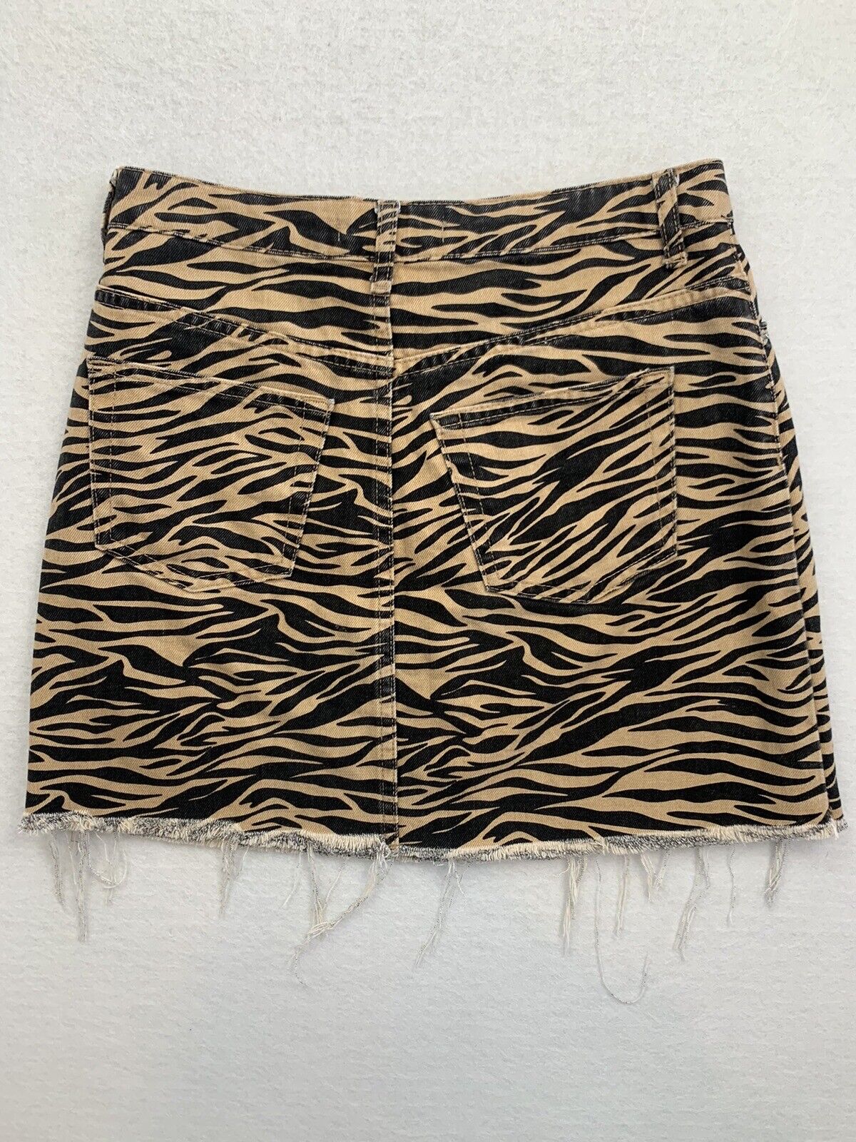 Denim Co Womens Animal Print Denim Skirt Size UK 8