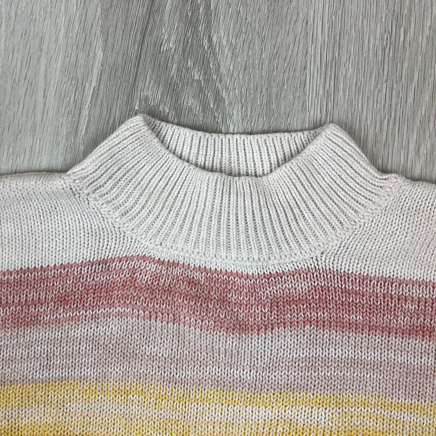 Huxbaby Girls Rainbow Organic Cotton Knit Jumper Size 6 Years