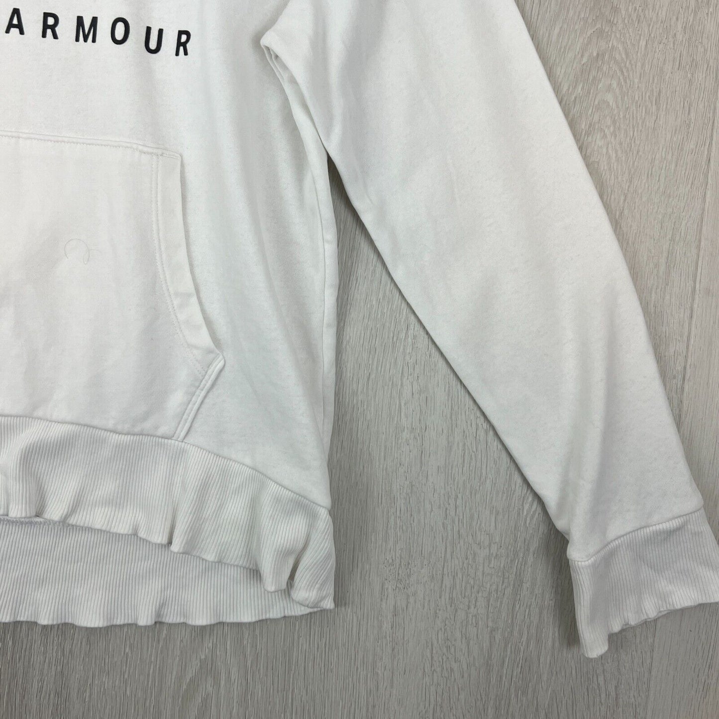 Under Armour Womens White Pullover Sweatshirt Jumper Size Small