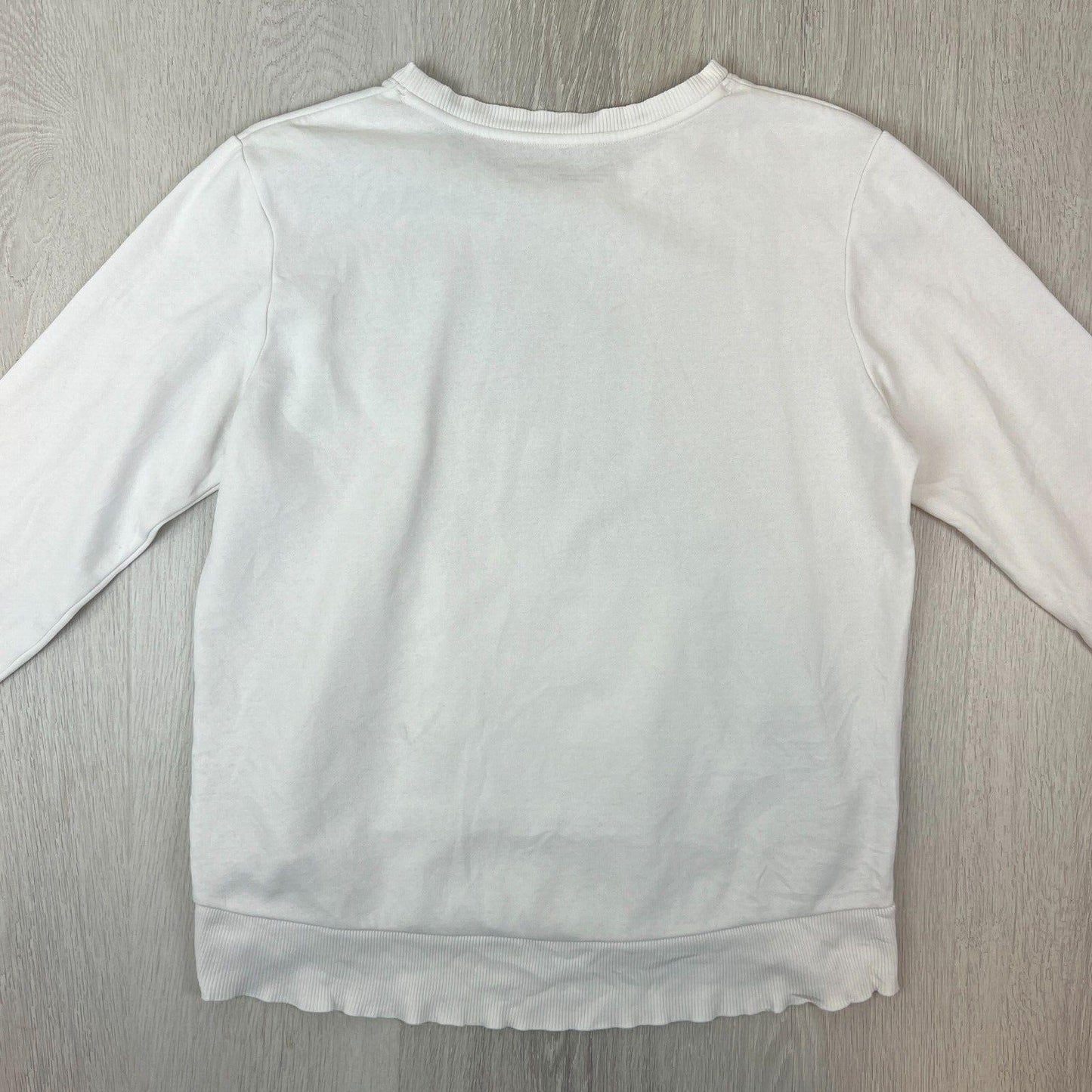 Under Armour Womens White Pullover Sweatshirt Jumper Size Small