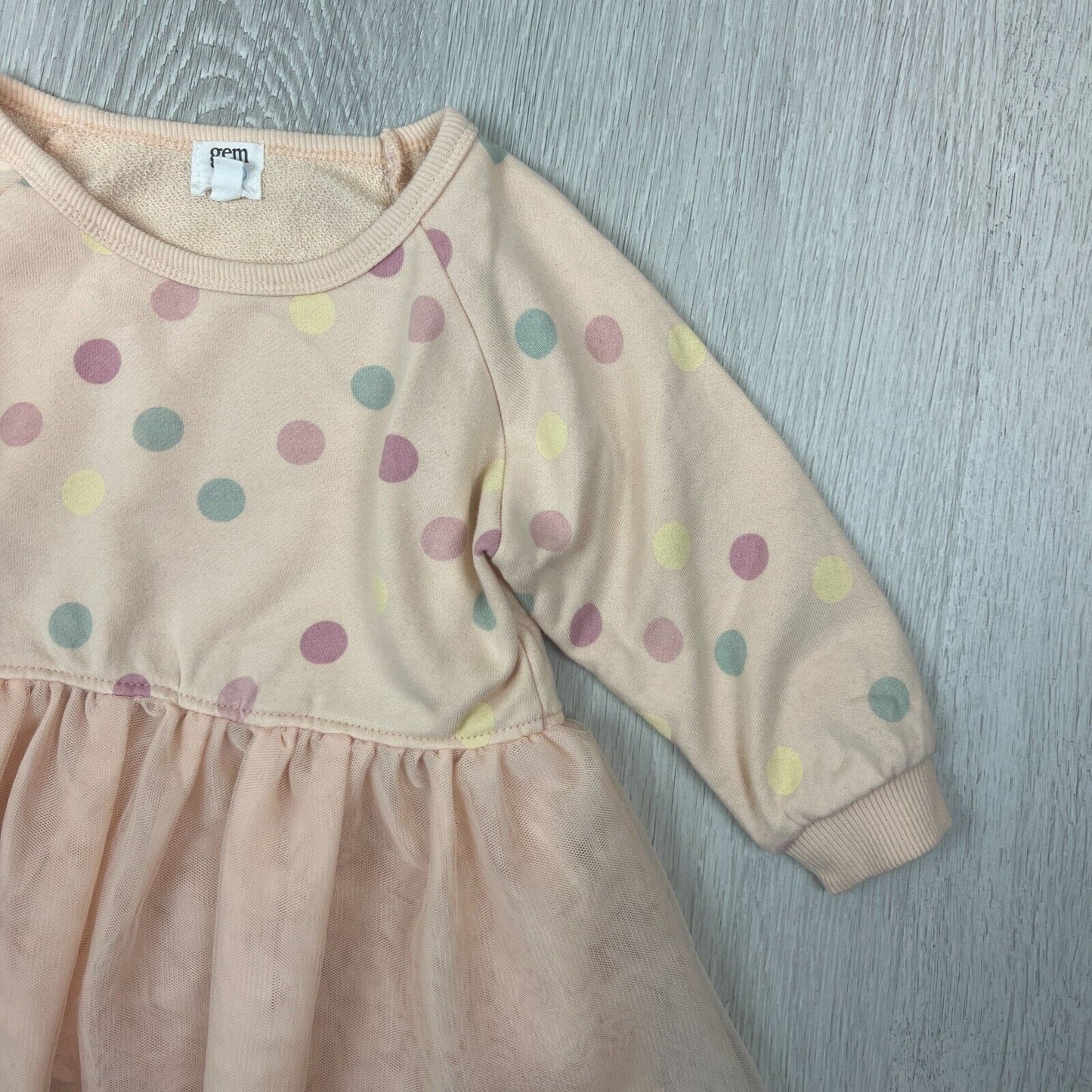 Gem Look Girls Jumper Dress Size 1 (12-18 months)