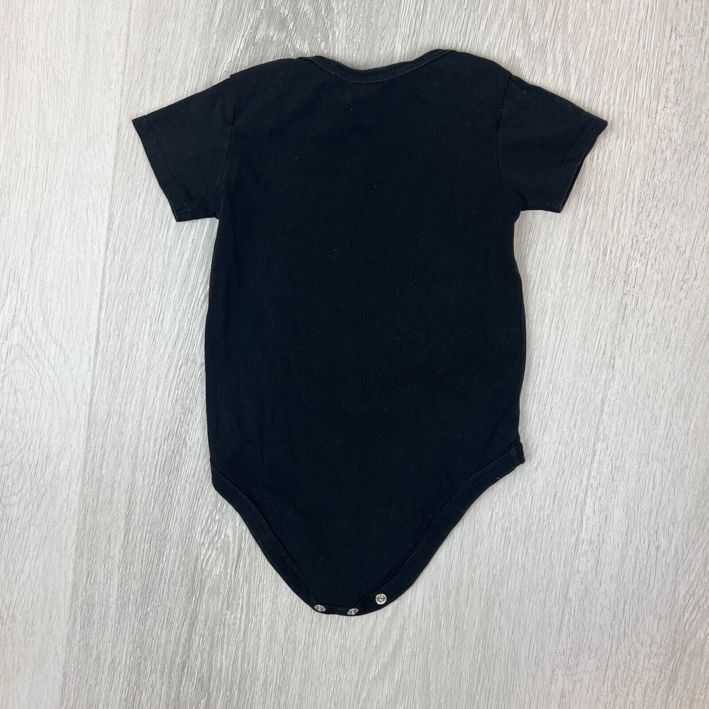 Tradie Baby Kids Black Vegemite Top Size 6-12 Months