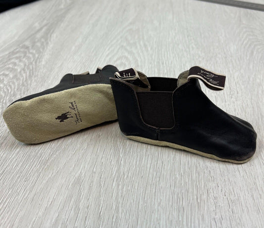 Thomas Cook Babies Brown Leather Booties Boots Size 13-18 Months