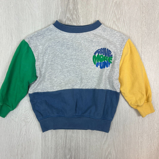 Cotton On Kids Boys Pullover Sweatshirt Jumper Size 4 Years