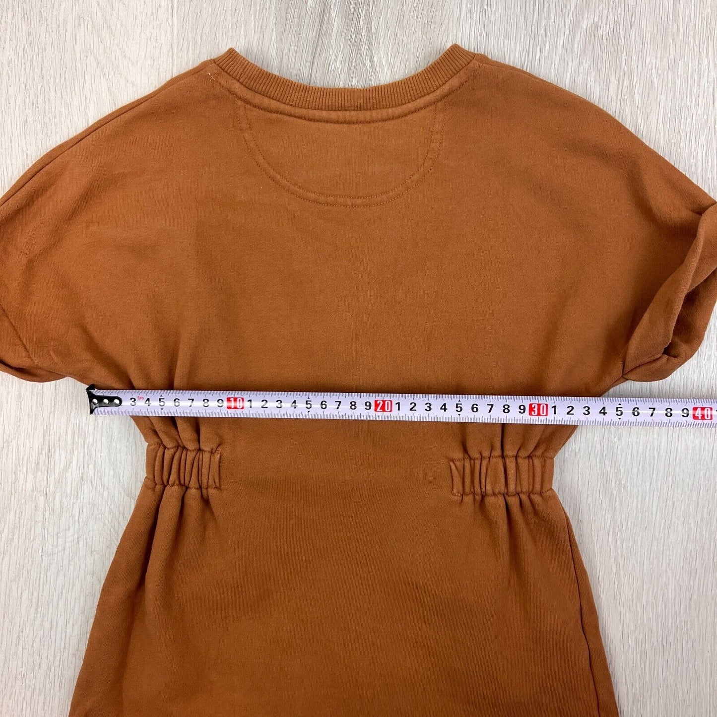 Aere Mini Girls Brown Sweatshirt Material Dress Size 3 Years