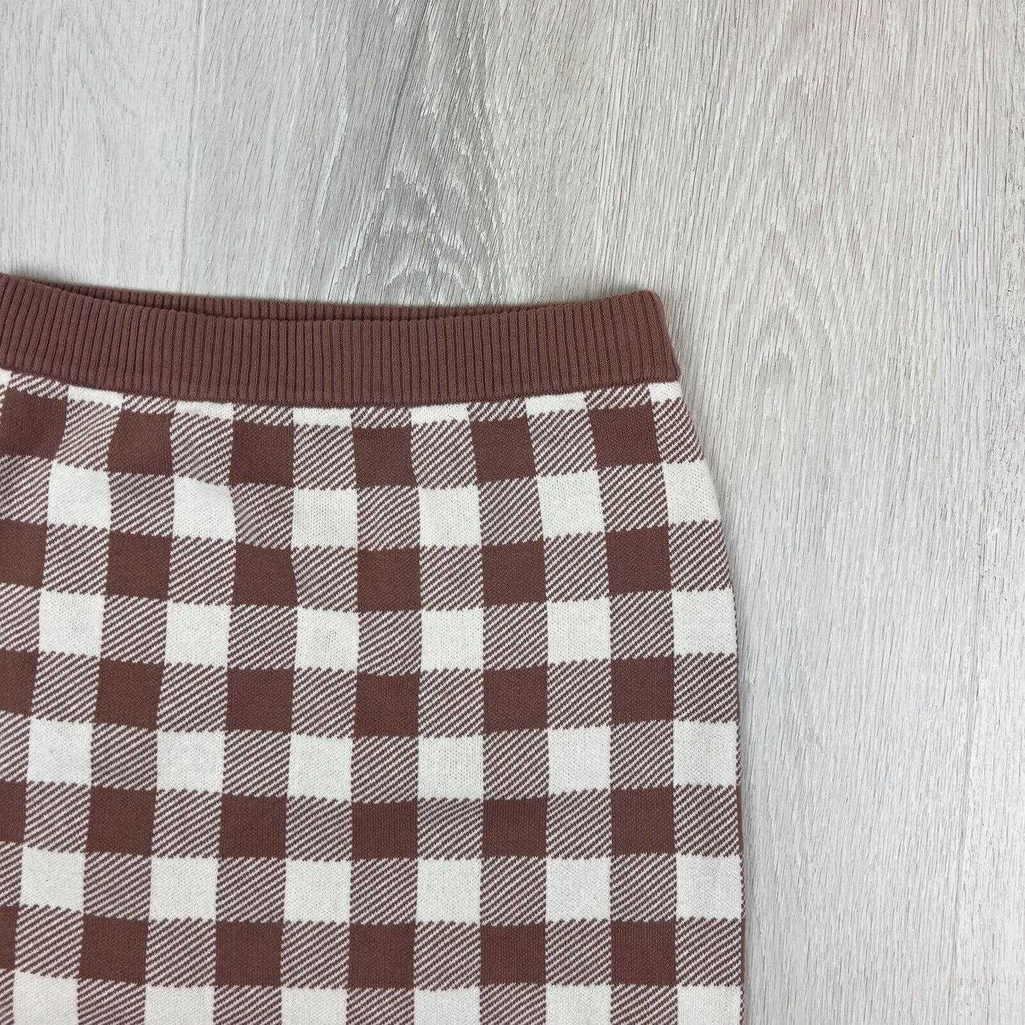 Seed Teen Girls Knitted Check Skirt Size 12 Years