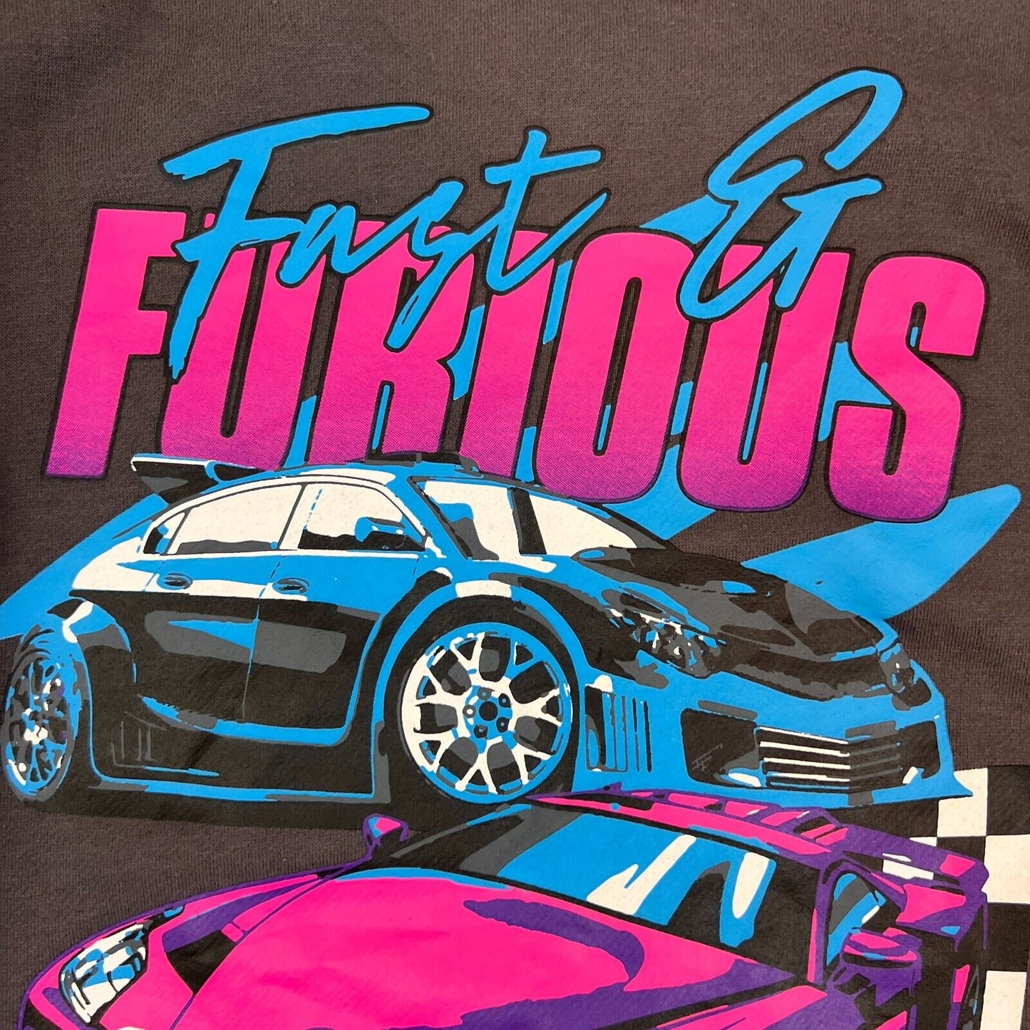 Fast & Furious Boys Grey Graphic Print Car Sweatshirt Jumper Size 12 Years