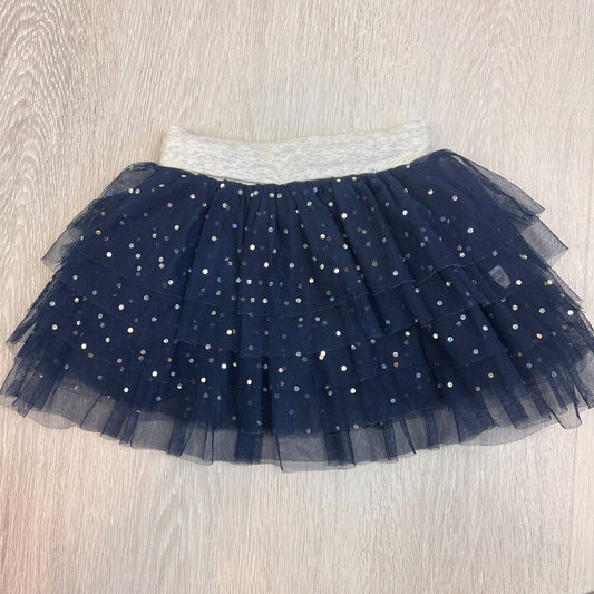 Hootkid Baby Girls Navy Blue Elastic Tutu Skirt Size 1 Years