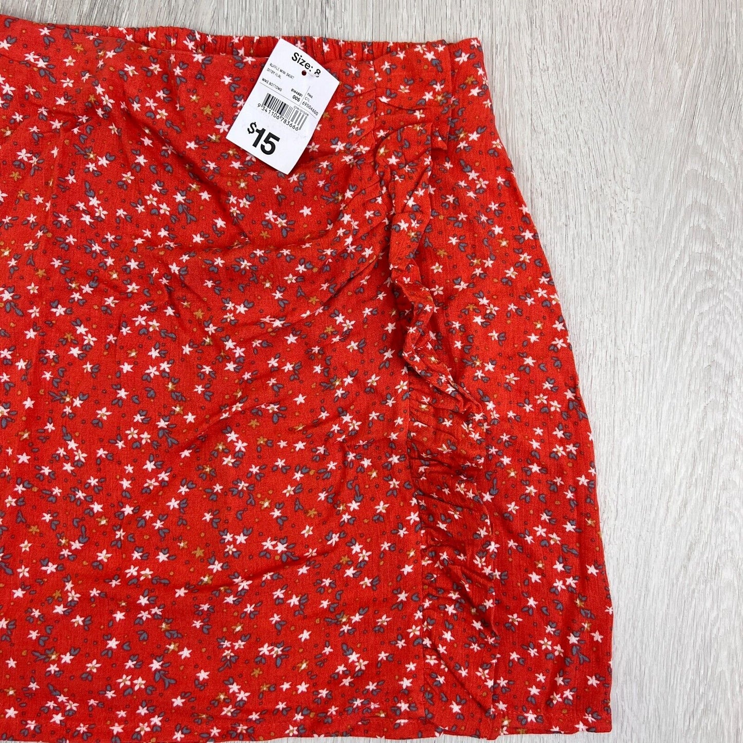 Anko Womens Light Viscose Mini Skirt Size 8 (New)