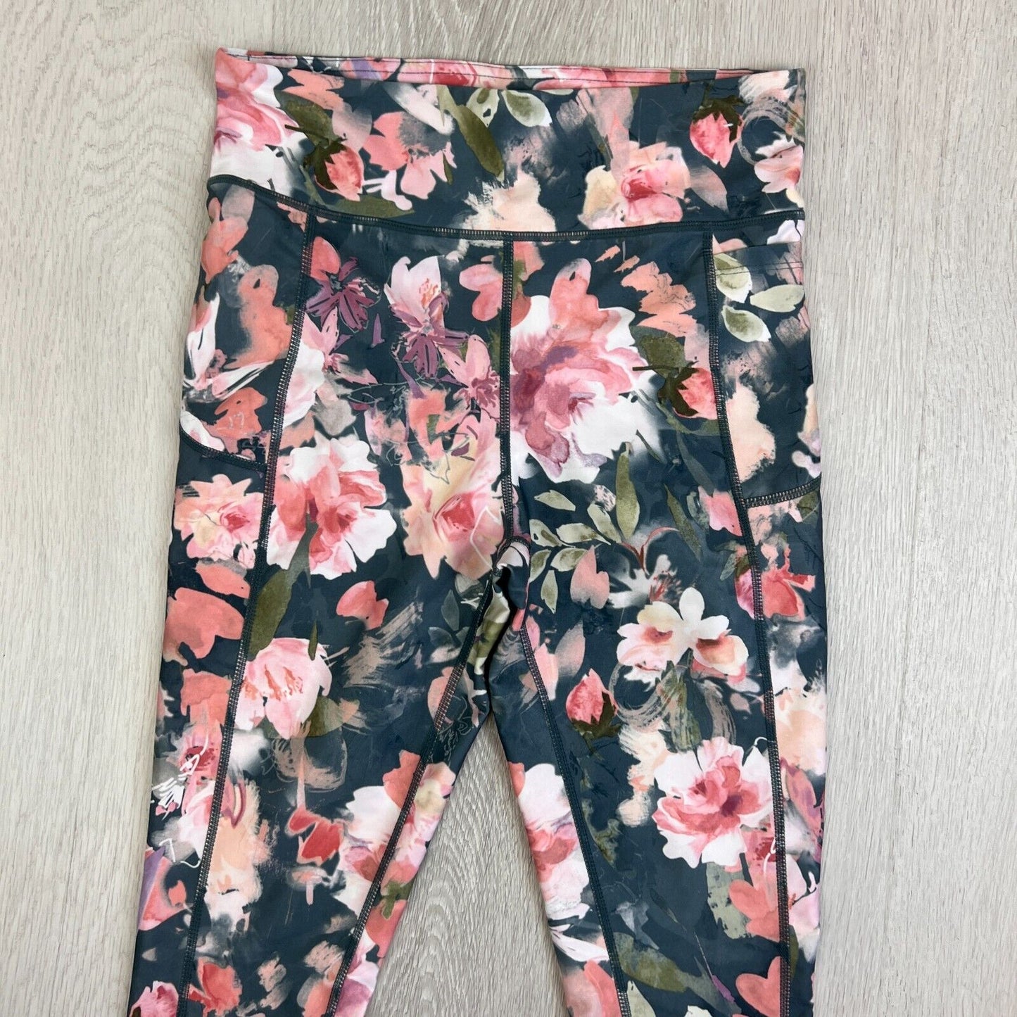 Everlast Womens Floral Cropped Leggings Size 12