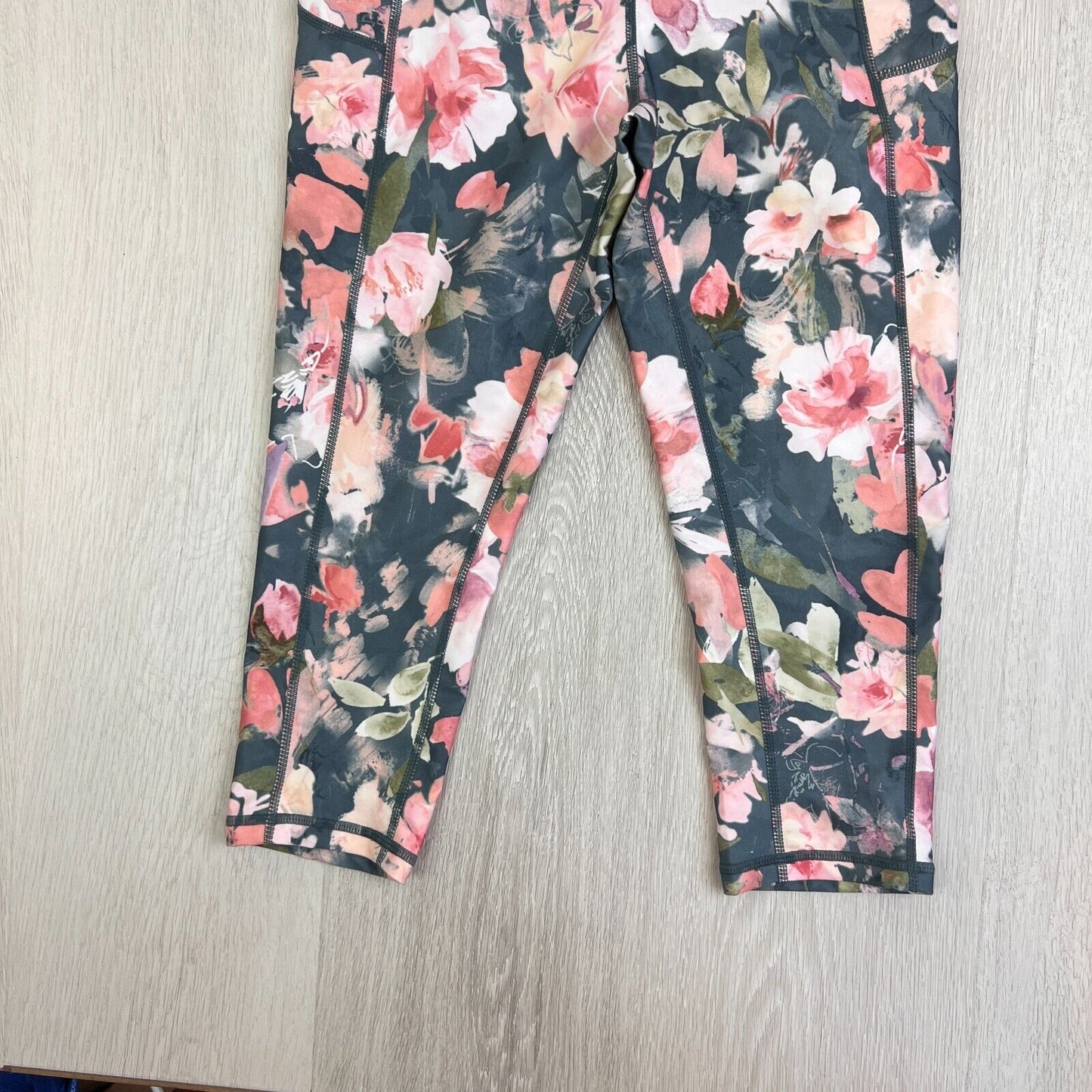 Everlast Womens Floral Cropped Leggings Size 12