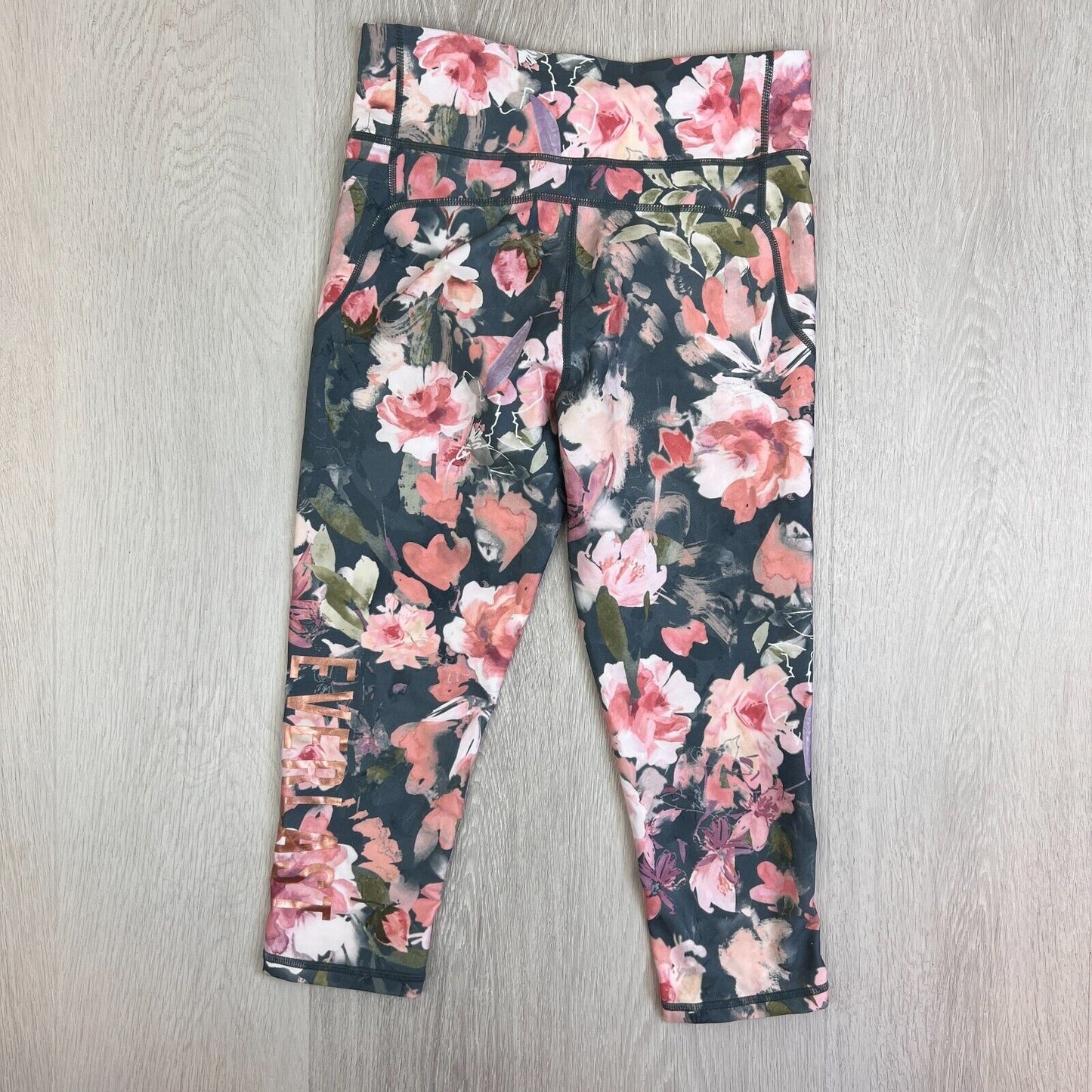 Everlast Womens Floral Cropped Leggings Size 12