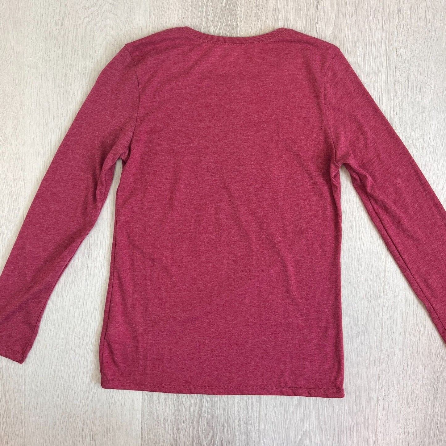 The Childrens Place Girls Red Princess Long Sleeve T-Shirt Size 10-12 Years NEW