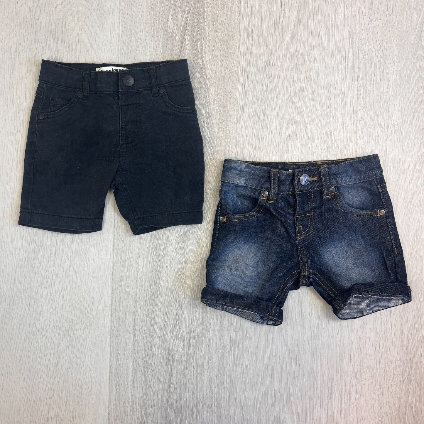 Breakers Baby Boys Shorts Bundle Size 1 Years (2 Pairs)