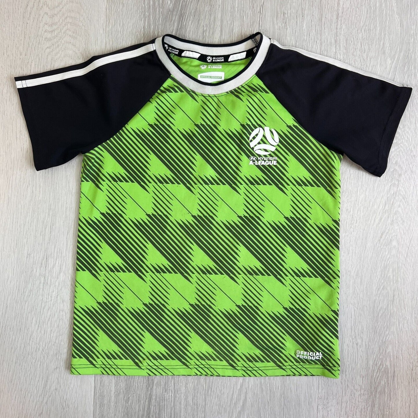 Hyundai A-League Soccer Boys Training T-Shirt Size 10 & 12 Years (2 Pieces)