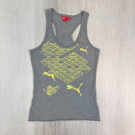 PUMA Womens Grey Tank Top Singlet Size Small (AU 10)