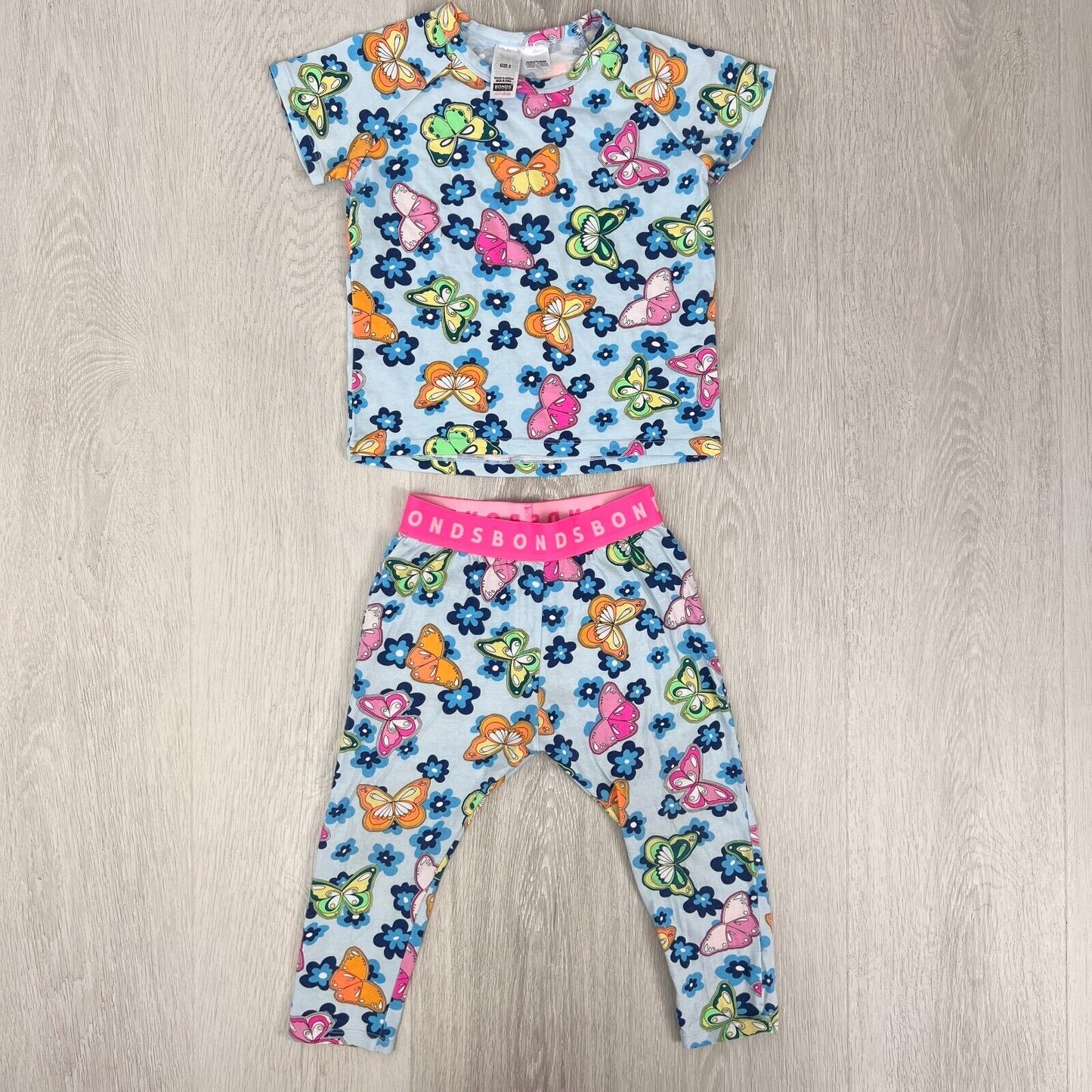 Bonds Sleep Girls Pyjama Set Size 3 Years
